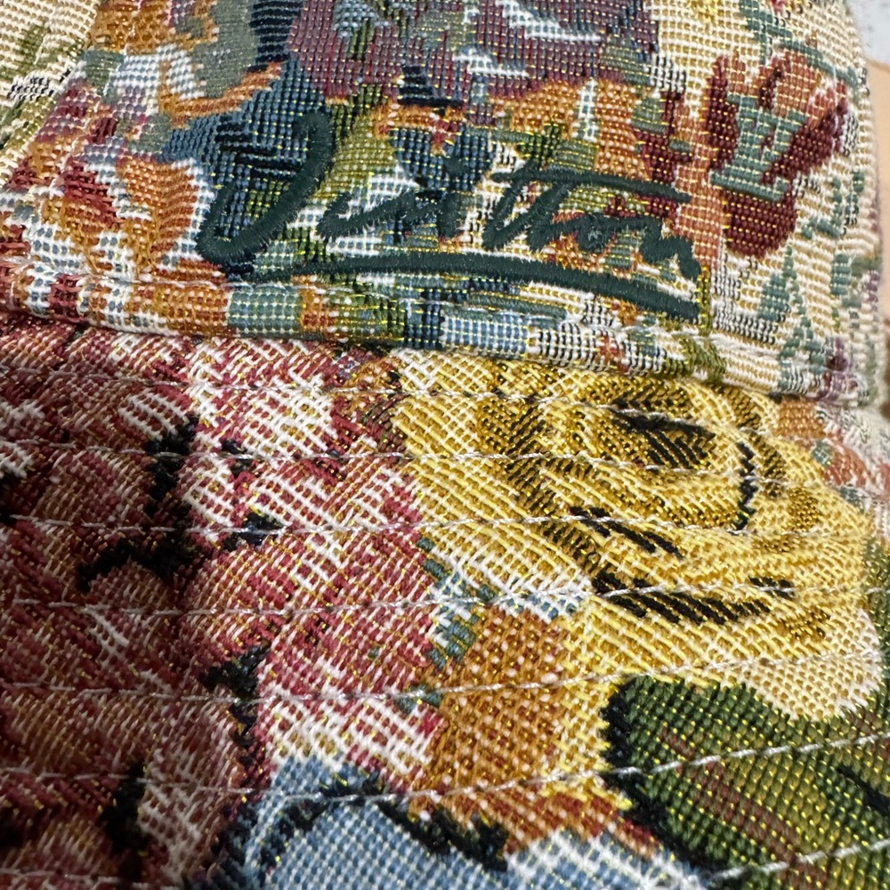 Louis Vuitton Multicolor Floral Bucket Hat Reversible denim print - Picture 9 of 11